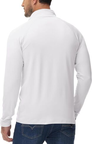 MAGCOMSEN Men's Athletic Shirts 1/4 Zip Long Sleeve Sweatshirts Fleece Lined Pullover Running Gym Workout Tops in Saudi Arabia