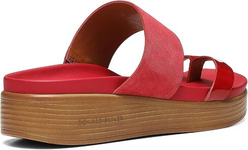 Donald Pliner Women's Farris Distressed Metallic Wedge Sandal in Saudi Arabia