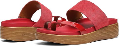 Donald Pliner Women's Farris Distressed Metallic Wedge Sandal in Saudi Arabia