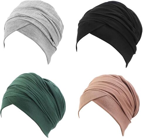 وشاح لف الرأس من Ever Fairy Turban، وشاح طويل ناعم للنساء الأفريقيات، غطاء رأس بوهيمي، ربطة رأس مطاطية in Saudi Arabia