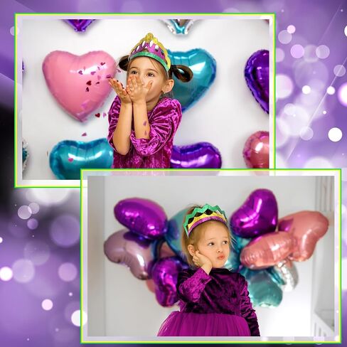 Hotop 24 Pcs Mardi Gras Headbands Bulk Women Mardi Gras Crown Glitter Mardi Gras Tiara Sequin Gold Purple Green Carnival Costume Hair Hoop for Women Girl Mardi Gras Party Dress up Hair Accessories in Saudi Arabia
