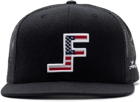 Lane Frost Patriot Black USA Flag Cap in Kuwait