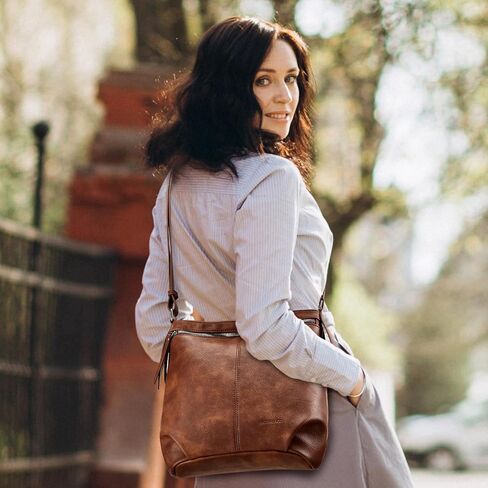حقائب يد WESTBRONCO للنساء من Hobo Crossbody، محفظة كتف كبيرة ناعمة مع حزام قابل للتعديل in Kuwait
