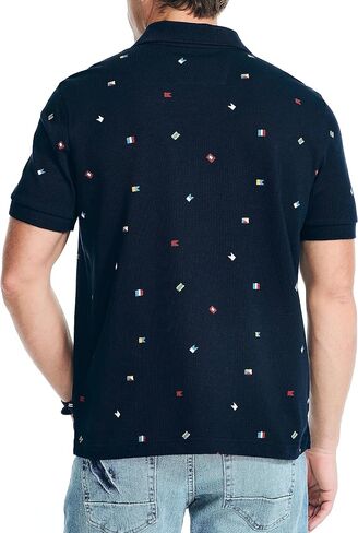 Nautica Men's Classic Fit Printed Deck Polo in Saudi Arabia