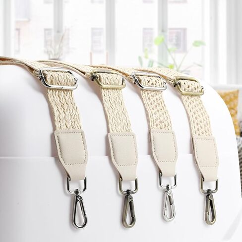 OVOEAGLET Purse Strap Replacement Adjustable Bag Strap Crossbody Strap Wide Shoulder Strap Handbag Strap (openwork pattern silver buckle) in Kuwait