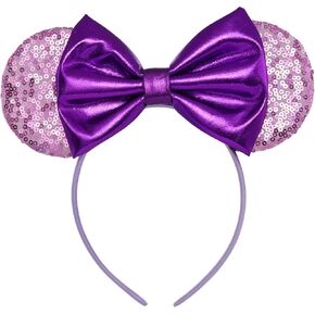 عصابة رأس بروك + باي لامعة على شكل أذن الفأر - ميني آذان وميكي آذان - عصابات رأس على شكل فيونكة للبالغين - آذان تنكرية للأطفال والكبار in Kuwait