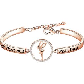 BNQL Faith Trust and Pixie Dust Bracelet Fairy Tale Jewelry Bracelet Birthday Gifts for Her in Kuwait