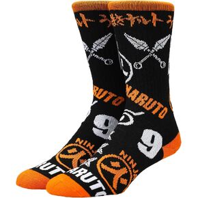 Naruto Clan Symbols Crew Socks in Saudi Arabia