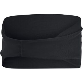 Under Armour Light Stretch Headband, (001) Black / / Pitch Gray, One Size Fits Most in Saudi Arabia