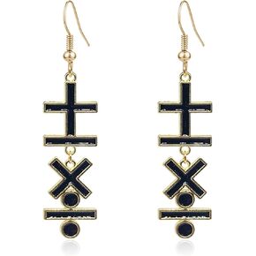 QUPENGXU Creative Math Formula Drop Dangle Earrings Add Subtract Multiply Divide Earrings Mathematics Symbol Earrings For Math Enthusiasts Teachers And Women Girls