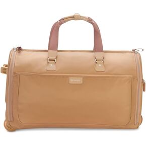 Biaggi Curve - حقيبة حمل بعجلات 2 في 1 وحقيبة ملابس قابلة للطي مقاس 22 بوصة، كما رأينا في Shark Tank | | 22 بوصة × 12 بوصة × 11 بوصة | 4 رطل | صغير الحجم وخفيف الوزن "(الرمال) in Kuwait