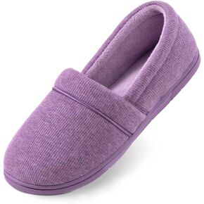 ULTRAIDEAS Women's Cozy Memory Foam Knit Slippers, Ladies' Closed Back House Shoes in Kuwait