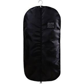 Garment Bags for Hanging Clothes,Black Suit Bags for Storage or Men Travel,Transparent Card Bag.(40"x22") in Saudi Arabia