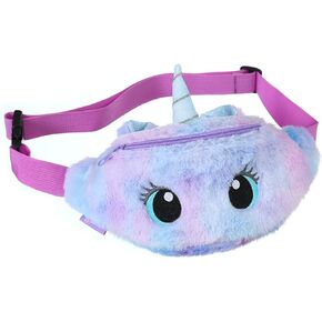 Girl’s Unicorn Fanny Pack - Cute Kids Travel Waist Bag - Crossbody Belt Bag Sport Running Camping Trip - Christmas Gift for Girls