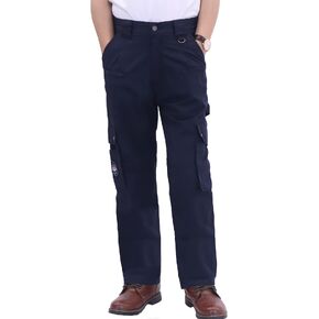 BOCOMAL FR Pants for Men Cargo Flame Resistant Pants(2112&CAT2) 100% C 7.5oz Utility Fire Resistant Pants
