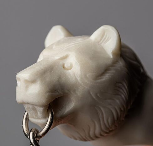 سلسلة مفاتيح التعويذة "مخلب الدب"، لوحة فنية منحوتة على شكل عظمة, ناتشرال, 6.5 cm in Kuwait