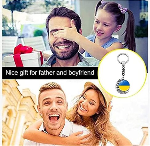 سلسلة مفاتيح بتصميم علم اوكرانيا من بولوغميس، سلسلة مفاتيح كريستالية، سلسلة مفاتيح باتريوت هدية تذكارية، اعلام اوكرانية زجاجية للرجال والنساء، اكسسوارات مجوهرات للسيارة، ازرق، F, أزرق in Kuwait