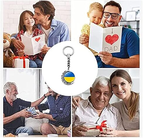 سلسلة مفاتيح بتصميم علم اوكرانيا من بولوغميس، سلسلة مفاتيح كريستالية، سلسلة مفاتيح باتريوت هدية تذكارية، اعلام اوكرانية زجاجية للرجال والنساء، اكسسوارات مجوهرات للسيارة، ازرق، F, أزرق in Kuwait