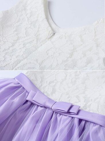 0-6T Toddler Baby Girl Embroidered Tutu Ball Gown Lace Dresses with Headwear in Kuwait