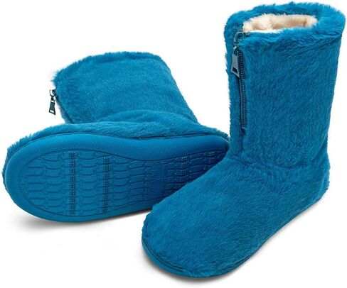 Women's Comfort Warm soft micro Bootie Slippers Plush Lining Slip-on House Shoes Indoor/Outdoor in Kuwait