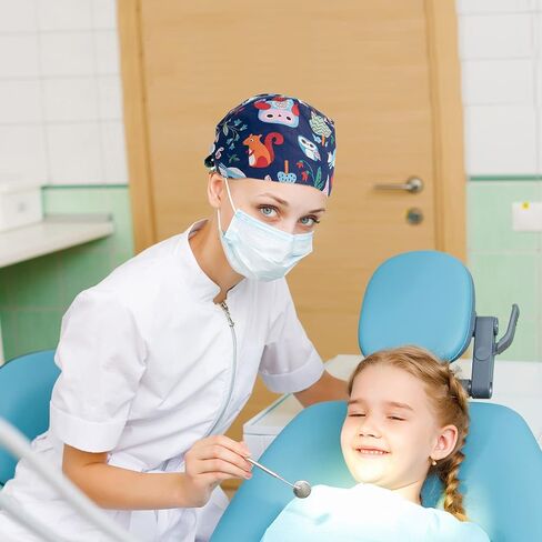 6 قطع قبعات العمل مع أزرار قابلة للتعديل قبعات منتفخة قبعات الرأس قابلة للتعديل مع ربطة ظهر من القبعات، متعددة الألوان، مقاس واحد, متعدد الألوان, One Size in Kuwait