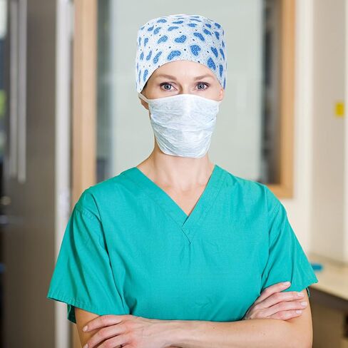 6 قطع قبعات العمل مع أزرار قابلة للتعديل قبعات منتفخة قبعات الرأس قابلة للتعديل مع ربطة ظهر من القبعات، متعددة الألوان، مقاس واحد, متعدد الألوان, One Size in Kuwait