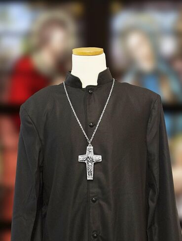 Venerare Christ The Good Shepherd Pope Francis Papal Cross (Full-Size (4")) in Saudi Arabia