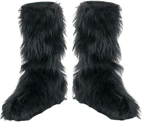 Disguise Kids Black Furry Boot Covers in Saudi Arabia