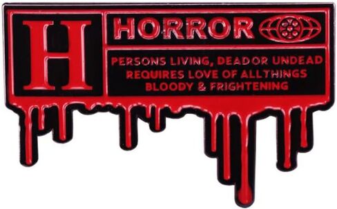 Halloween Slasher Movie Horror Persons Living Dead or Undead Enamel Pin Brooches Badge Decorations for Clothes Backpacks Jackets in Kuwait