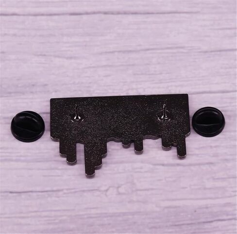 Halloween Slasher Movie Horror Persons Living Dead or Undead Enamel Pin Brooches Badge Decorations for Clothes Backpacks Jackets in Kuwait