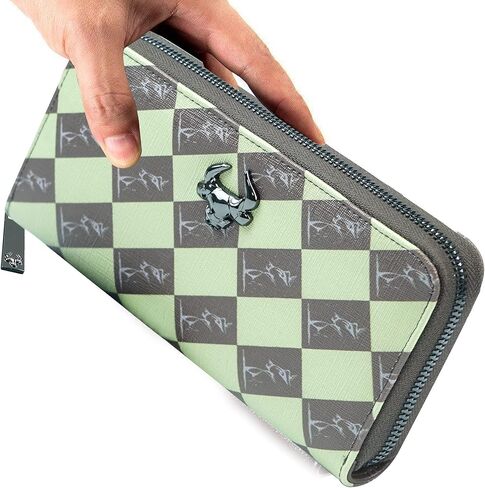 MrBullock Genuine Leather Wallet for Men with Zipper Clutch Bag Mens Handbag purpose for Man 12 inches Long Personalized Minimalist Multifunctional in Kuwait