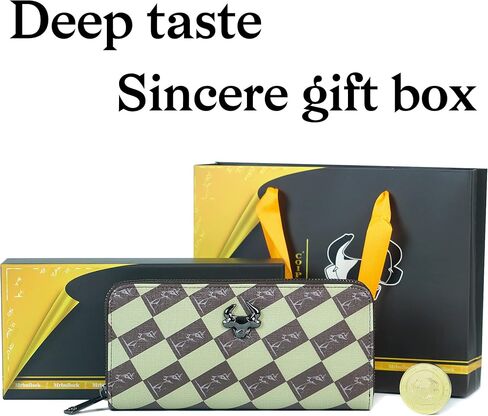 MrBullock Genuine Leather Wallet for Men with Zipper Clutch Bag Mens Handbag purpose for Man 12 inches Long Personalized Minimalist Multifunctional in Kuwait