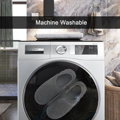 شبشب منزل طويل للنساء من LongBay مريح ودافئ مصنوع من الصوف سهل الارتداء في المنزل للاستخدام الداخلي والخارجي in Kuwait