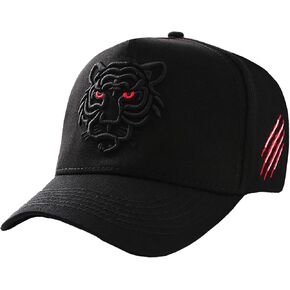 Tiger Baseball Cap Truckers Stylish Hip Hop Animal Cap Cool Cats Embroidered Enlarge Hard top Tennis Caps Outdoor Workout Sun Shade Hat in Saudi Arabia
