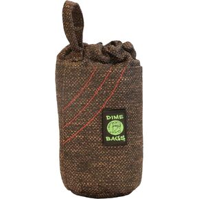 DIME BAGS - Drawstring Tube, Padded Bag, 5 Compartments, w/Carabiner Loop, Convenient, Durable (Earth, 10") in Kuwait