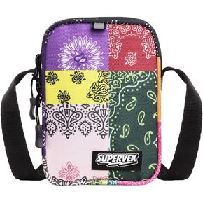 حقيبة SUPERVEK Mini Sling PRO - سحاب مقاوم للماء، قماش وحزام طيران قابل للتعديل | صدرية للسفر عبر الجسم من Urban للرجال والنساء