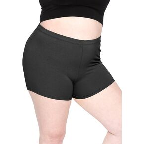شورت مطاطي مريح للسيدات من القطن القابل للتمدد in Kuwait