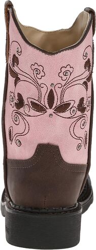 حذاء Roper Saddle خفيف مستدير الأصابع للفتاة البقر (طفل صغير/طفل صغير) in Saudi Arabia