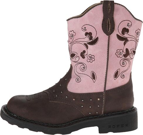 حذاء Roper Saddle خفيف مستدير الأصابع للفتاة البقر (طفل صغير/طفل صغير) in Saudi Arabia