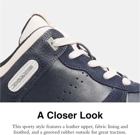 Coach Men's C201 Mixed Material Sneaker in Kuwait