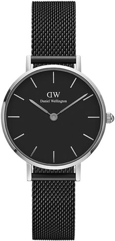 Daniel Wellington Petite Ashfield Watch, Matte Black Mesh Bracelet in Saudi Arabia