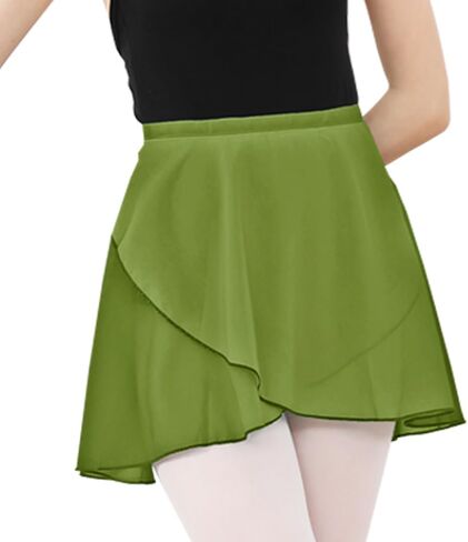 Women Sheer Chiffon Wrap Over Scarf Mini Ballet Skirts for Ballerina Dancer Classes Practise Performance in Saudi Arabia