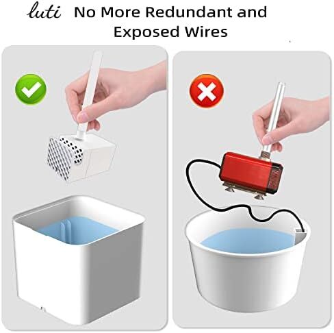 Cat Water Fountain Wireless,luti Pet Water Fountain for Cats Inside with Wireless Pump,Super Quiet Cat Water Fountain for Cats Kitty Dogs Multiple Pets 67oz/2L,Filters Included in Saudi Arabia