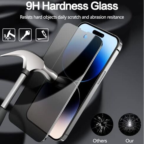 2 Pack Privacy Screen Protector Compatible for iPhone 17 Pro Max in Kuwait