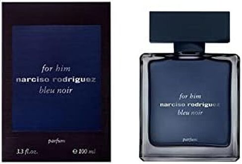 Narciso Rodriguez Bleu Noir Eau de Parfum Spray for Men, Blue, 3.3 Ounce in Saudi Arabia