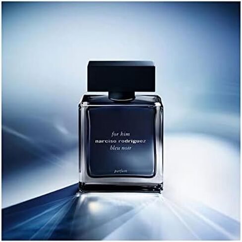 Narciso Rodriguez Bleu Noir Eau de Parfum Spray for Men, Blue, 3.3 Ounce in Saudi Arabia