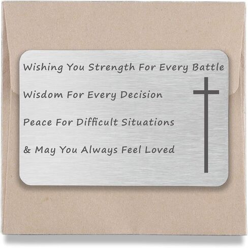 هدايا مسيحية للرجال والنساء من جاموروت، محفظة معدنية للرجال والنساء، هدية ملهمة دينية للمعمودية والكريسماس وعيد الشكر واعياد الميلاد in Kuwait