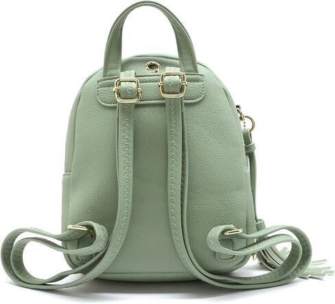 Amimama 𝙗𝙖𝙘𝙠𝙥𝙖𝙘𝙠 𝙥𝙪𝙧𝙨𝙚 𝙛𝙤𝙧 𝙬𝙤𝙢𝙚𝙣 mini backpack - small backpack for women Pu leather backpack fashion backpack handbag for women cute mini backpacks womens in Saudi Arabia