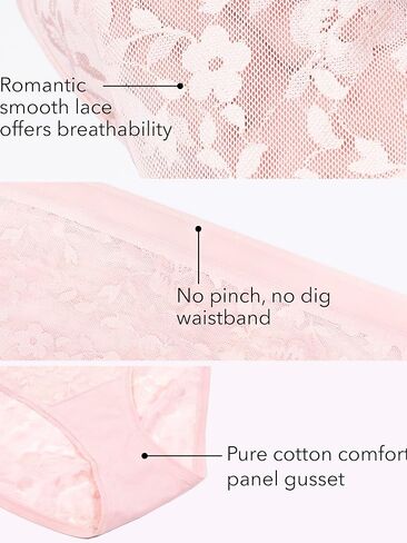 لباس داخلي بكيني نسائي من Curvy Couture بدون سلسلة من الدانتيل in Kuwait