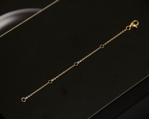 GAFTGOGO 14K Solid Gold Chain 2" 3" 4" Necklace Bracelet Extender Chain, Delicate Durable Gold Adjustable Extension Chain for Necklace Bracelet Anklet Lobster Clasps in Saudi Arabia